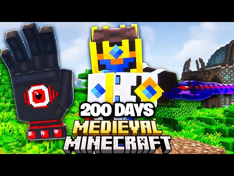 Medieval Minecraft Madness: Lindough's Epic 200 Day Survival Story (FULL MOVIE)