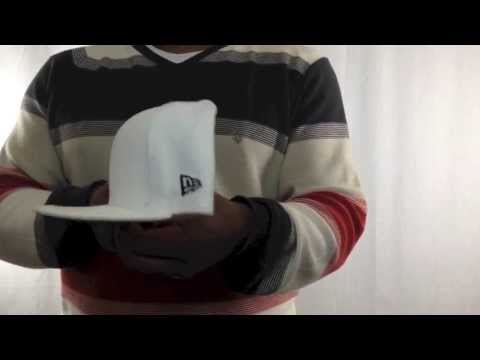 New Era '59FIFTY-BLANK' Solid White Fitted Hat