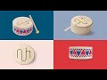 PlanToys lavinimo priemonė - muzikinis instrumentas, būgnas Solid drum (PT6404)