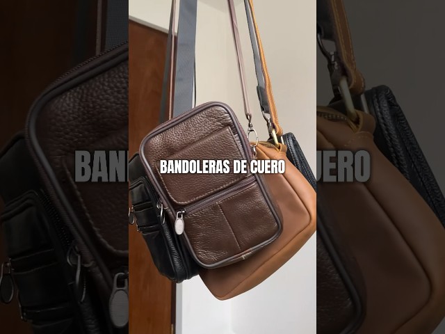 Vídeo relacionado con URBAN LEATHER Bolsa De Hombro Para Laptop De 15 Pulgadas Para Hombre, Maletín De Cuero, Bolsa Mensajera Cruzada, Para Hombre, Marrón, 38 cm