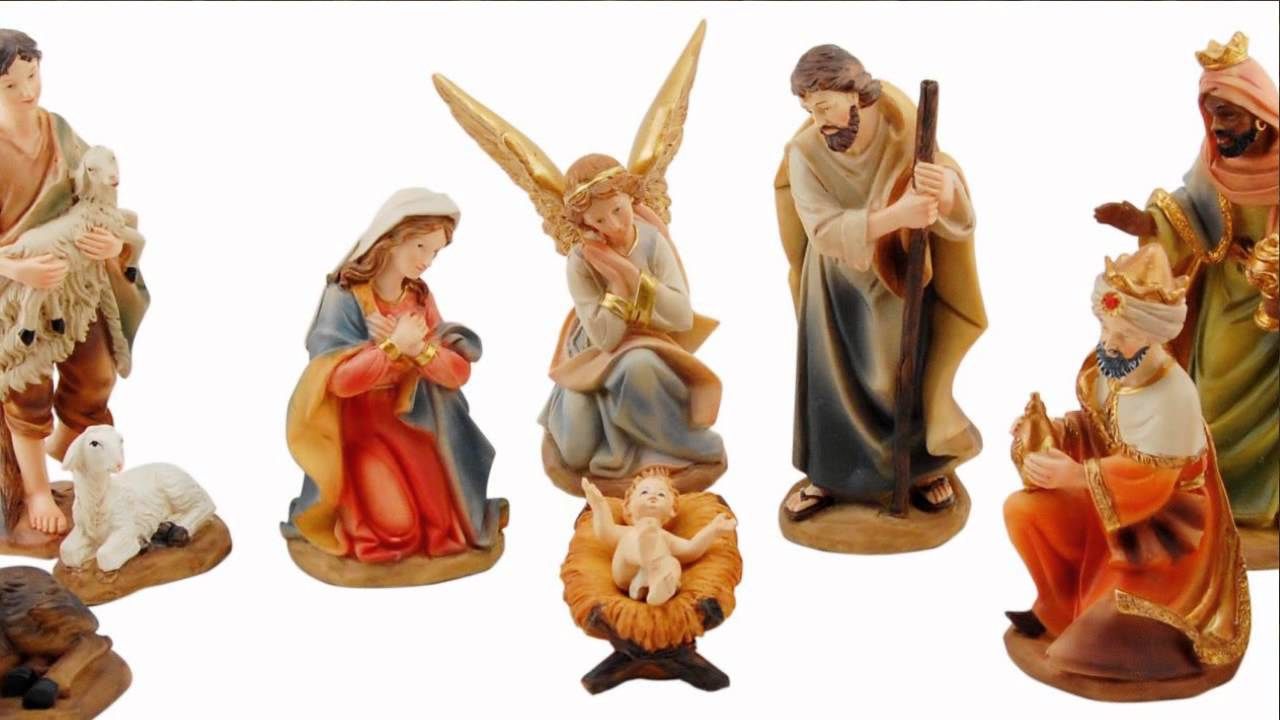 11pc Resin Nativity Set
