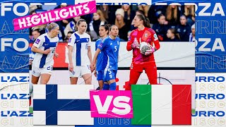 Highlights: Finlandia-Italia 2-1 | Femminile | Qualificazioni Women’s EURO 2025