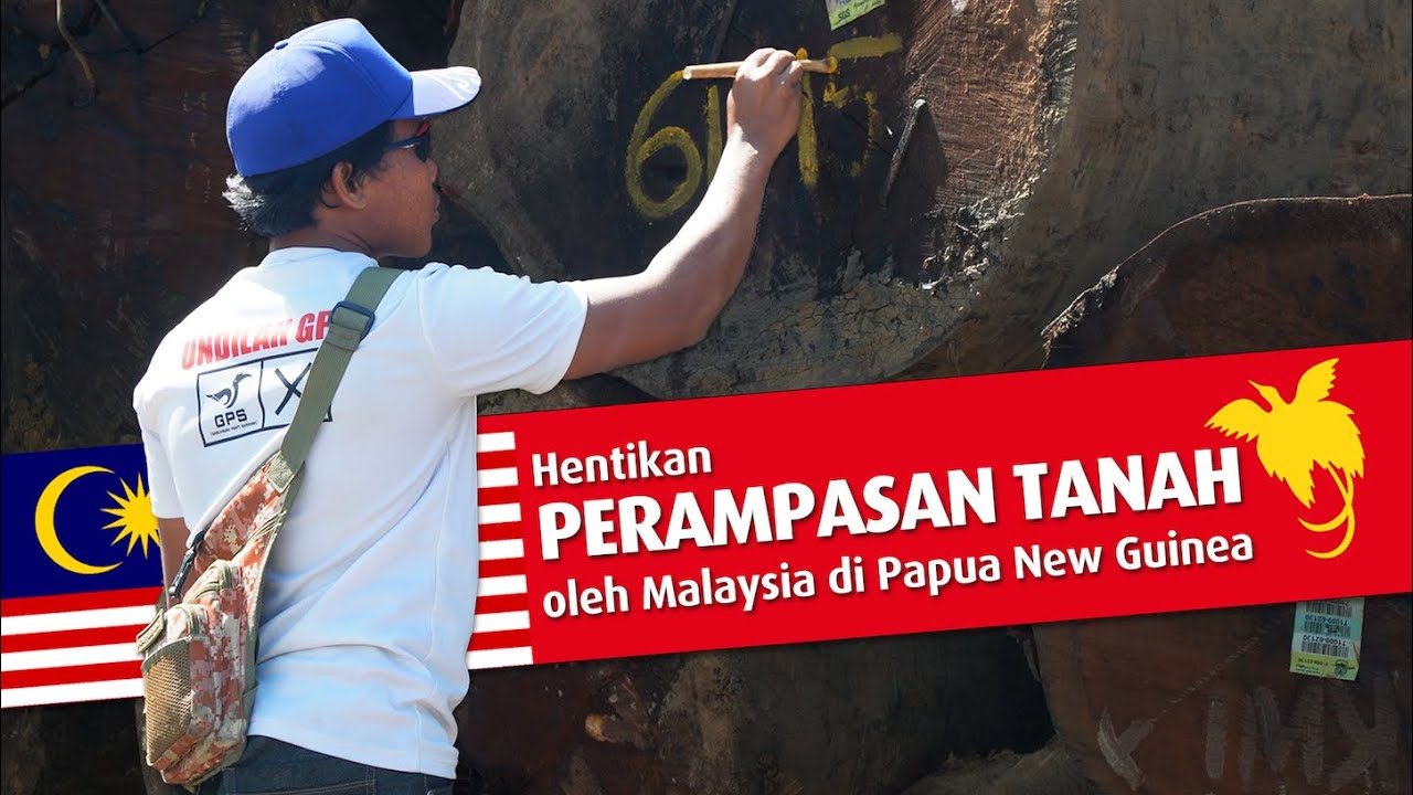 HENTIKAN Penjarahan Lahan Malaysia di Papua Nugini