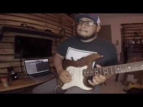 SANA NUESTRA TIERRA solo de guitarra (cover)