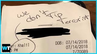 UPDATE: Waiter FAKED 'We Don't Tip Terrorist' Receipt