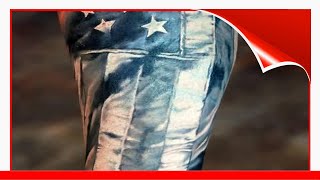 120+ American Flag Tattoos For Men (2020) Us Patriotic Designs !
