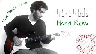 The Black Keys - Hard Row - Guitar lesson / tutorial / cover with tablature