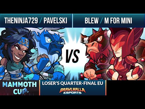 TheNinja729 & Pavelski vs Blew & M for Mini - Loser's Quarter-Final - Mammoth Cup 2020 - 2v2 EU
