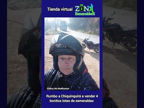 vendiendo esmeraldas en Chiquinquirá boyaca.