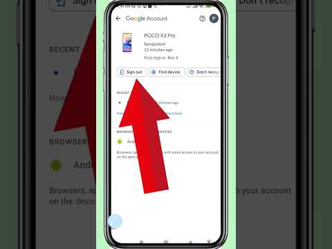 How to Logout Gmail Account From Other Devices #gmail#google#logoutgmailaccount#shorts#