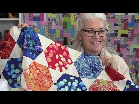 Free Unique Hexagon Star Quilt Pattern
