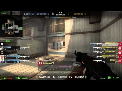 Expert-Gaming vs partyastronautsLogitech Counter-Strike: GO Series - 1 divisjon, høsten 2014. Cache