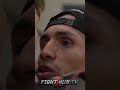 MAURICIO LARA DOESNT BACK DOWN FROM LEIGH WOOD IN INTENSE FACE OFF!