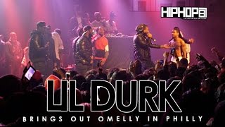 Lil Durk Brings Out Omelly In Philly To Perform "What You Saying" (2/25/15)
