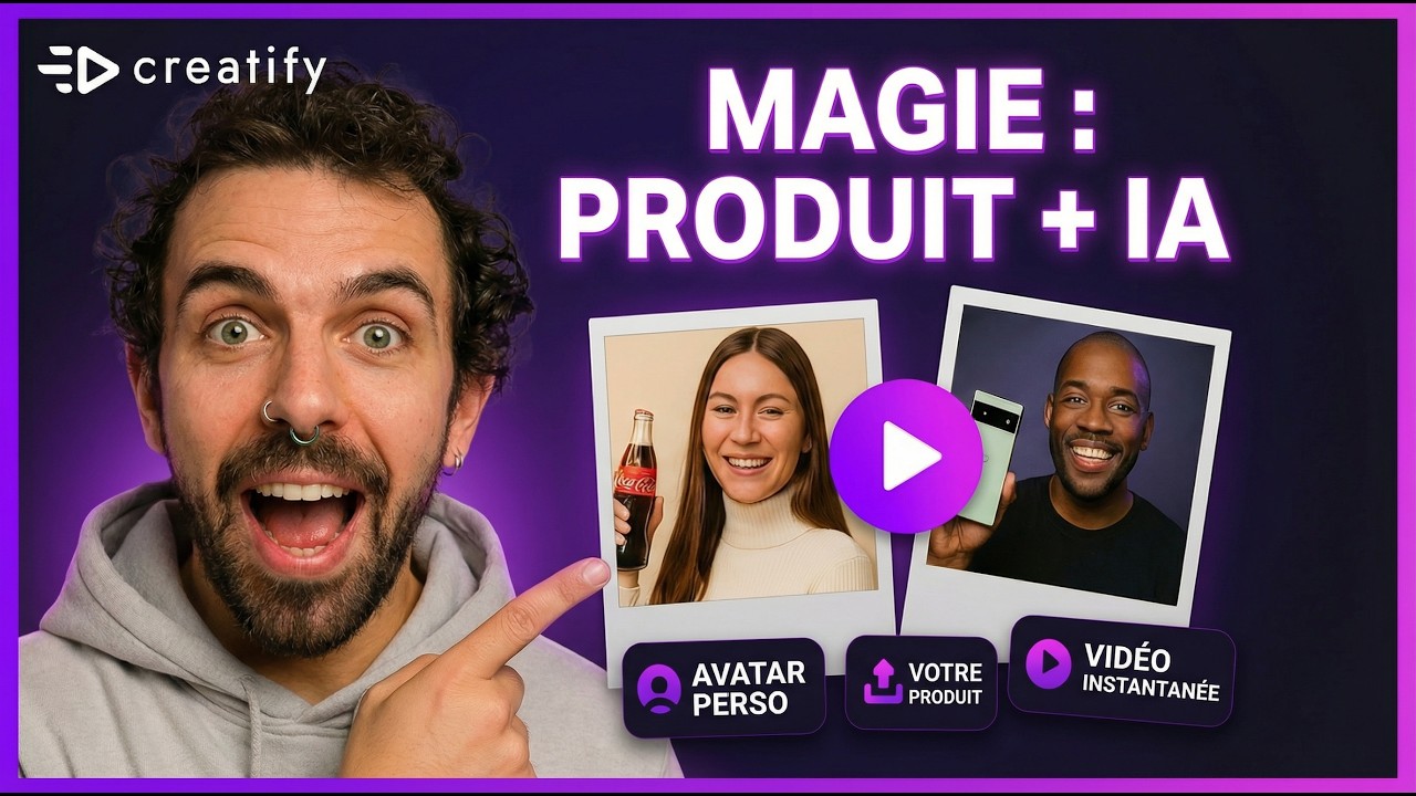 Creatify AI : Faites tenir VOTRE produit par un avatar IA ! 🤯