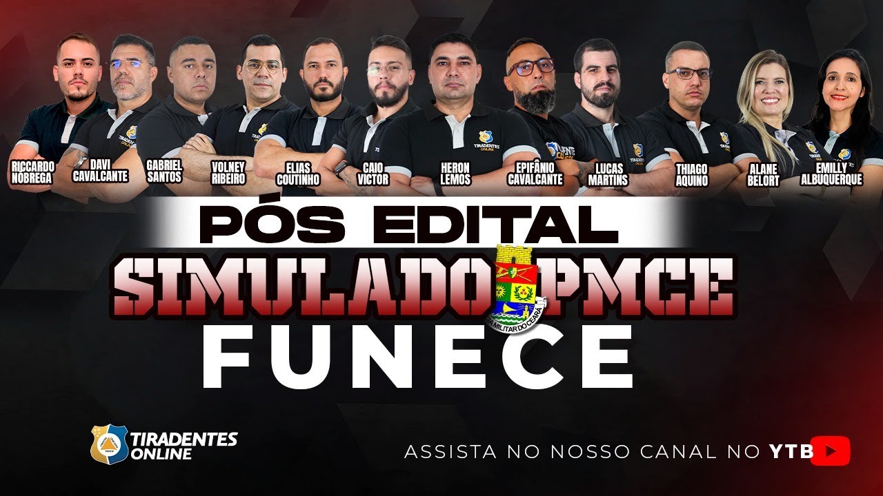 SIMULADO PMCE - FOCO NA FUNECE | RESOLUÇÃO DE EXERCÍCIOS