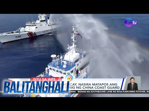 Water cannon ng China Coast Guard BT