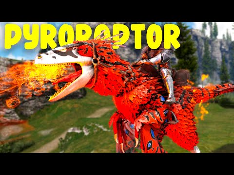 COMO TAMEAR PYRORAPTOR Y TODAS SUS HABILIDADES - ARK: PREHISTORIC BEAST MOD