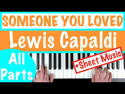 SOMEONE YOU LOVED - Lewis Capaldi Piano Tutorial [piano part]