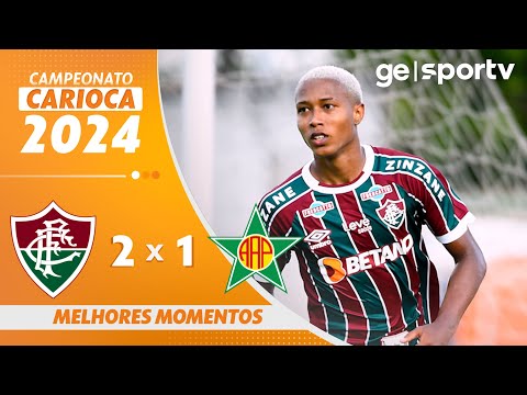 Gols e lances de Fluminense x Portuguesa - RJ