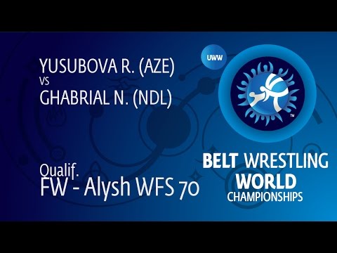 Qual. FW - Alysh WFS 70: R. YUSUBOVA (AZE) df. N. GHABRIAL (NDL) by FALL, 4-0
