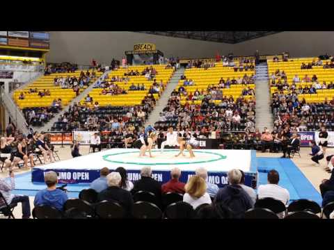 US Sumo Open 2016 - Womens Openweight - Beth (USA) vs Marina (POL)