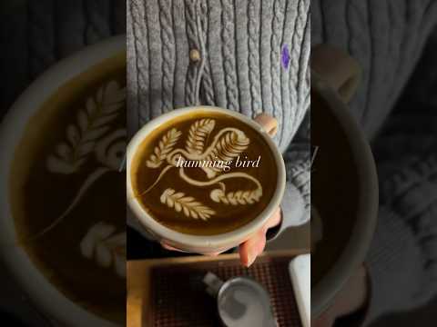 Best hummingbird latte art ever by hyungu_8p#coffeeparadox #bestoflatteart