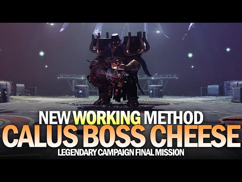 Old Calus Cheese Was Patched, So Here's a New Calus Boss Cheese - Final Lightfall Desperate Measures