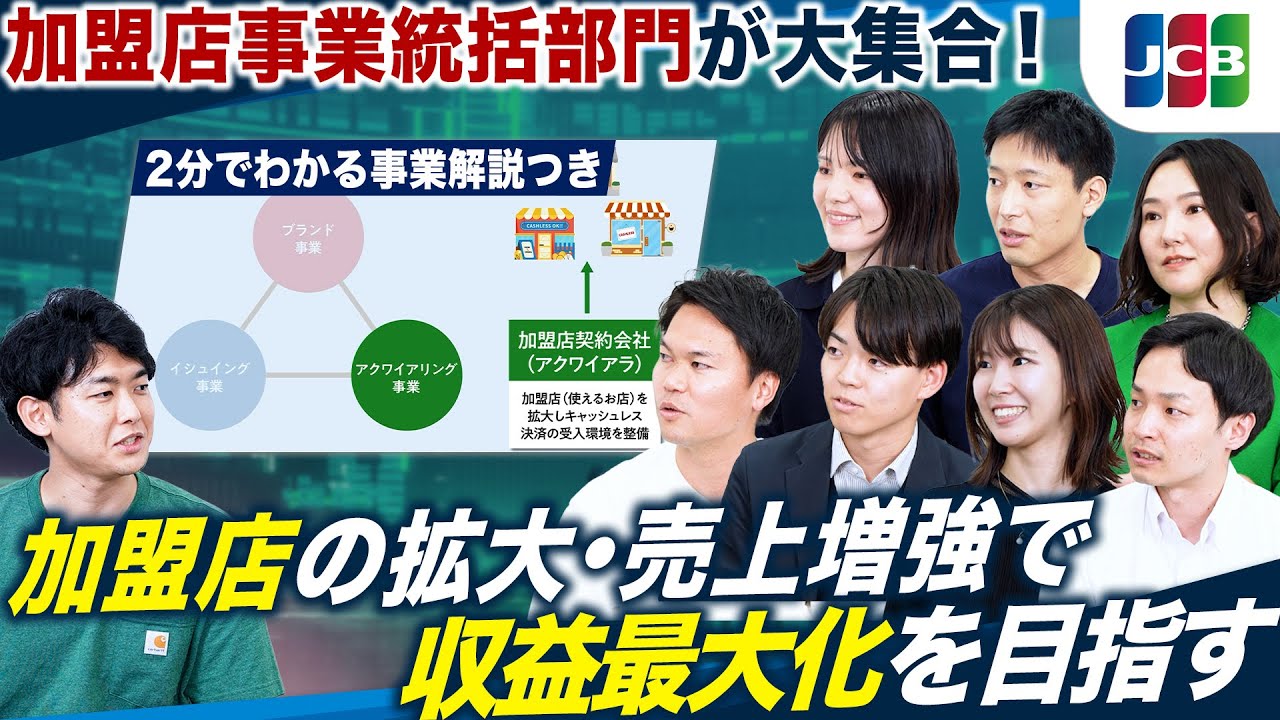 【JCB/加盟店事業部】決済の未来を切り拓く！店舗の収益最大化を目指す戦略とは！？