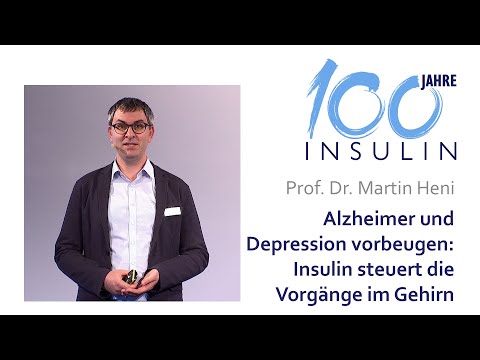 100 Jahre Insulin: Alzheimer und Depression vorbeugen: Insulin steuert die Vorgänge im Gehirn