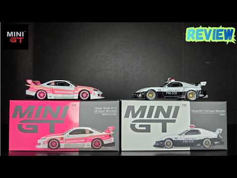 Feature Image thumbnail for the video blog Mini GT - Liberty Walk Police Mazda RX7 & Nissan Silvia S15 Silhouette Amoculture - REVIEW by booster_diecast