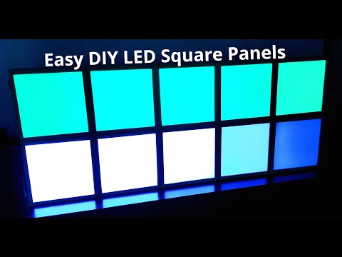 Easy DIY Large NANOLEAF LED Wall Panels: (No 3d Printing, Programing or Soldering)