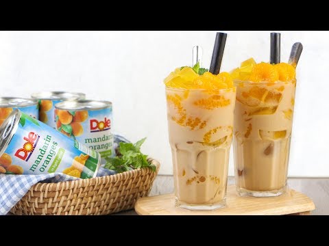 Cách pha Trà sữa thạch cam Mandarin gây nghiện - Cooky TV