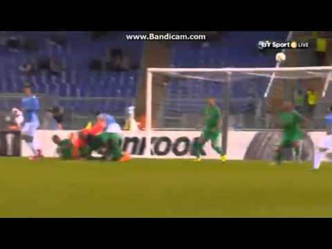 Goal Hoedt W. ~Lazio 2-1 Saint-Etienne~ Europa League