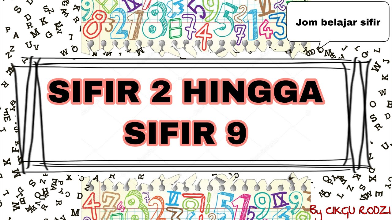 SIFIR 2 HINGGA 9