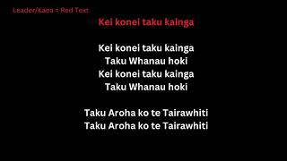 Taku Manawa w Lyrics - Te Kura o Ruataniwha - Kaiapoi North School