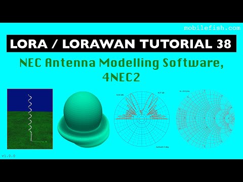 LoRa/LoRaWAN tutorial 38: NEC Antenna Modelling Software, 4NEC2