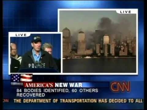CNN 9/11 LIVE TV Coverage (9/15/01) 6:45 P.M - 7:00 P.M