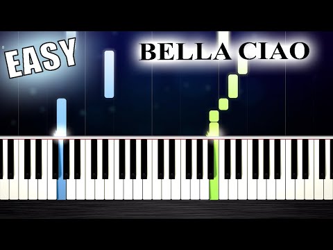 Bella Ciao (La Casa De Papel Soundtrack) - Italian folk Songs piano tutorial
