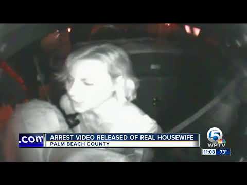 Video shows arrest of 'Real Housewife' Luann de Lesseps on Palm Beach last year