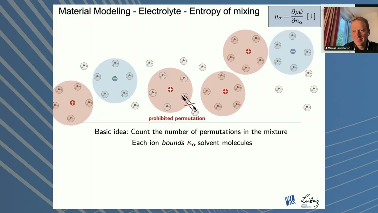 Manuel Landstorfer - Modeling Electrochemistry with Continuum Non-Equilibrium Thermodynamics