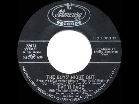 1962 HITS ARCHIVE: The Boys’ Night Out - Patti Page