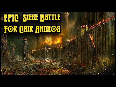 EPIC 22,000 Man Siege Battle For Cair Andros - Third Age Total War