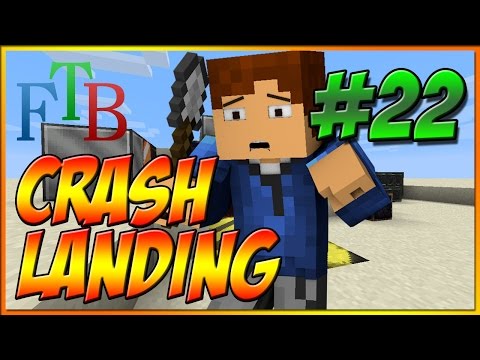 MINECRAFT CRASH LANDING | FTB | HQM l Modded Survival | EP22 - Questing for days!