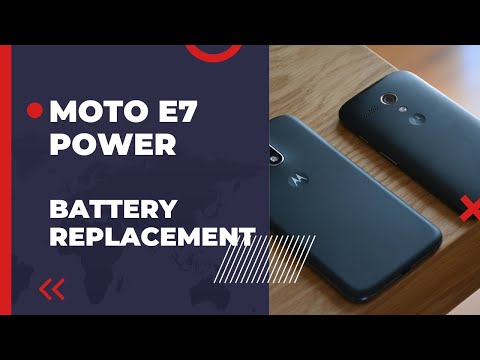 MOTOROLA, Moto E7 Power, battery, replacement, repair video
