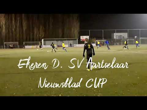 Ekeren D. vs SV Aartselaar 0 - 5 (Santi Rodriguez) u17 - Nieuwsblad CUP