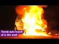 Tiende autobrand in Arnhem in een week tijd