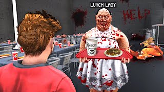 DON'T Trust The LUNCH LADY In GTA 5.. (CREEPY)