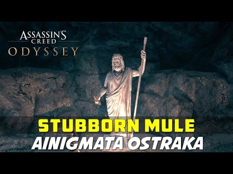 Stubborn Mule | Naxos Island | Ainigmata Ostraka  Puzzle Location & Solution | AC ODYSSEY