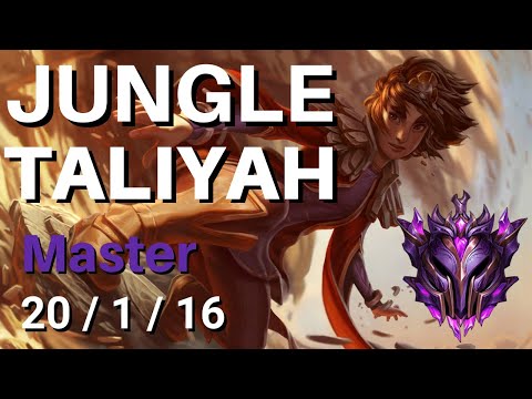 MASTER Taliyah vs Kayn - INSANE Jungle Gameplay with 20 kills